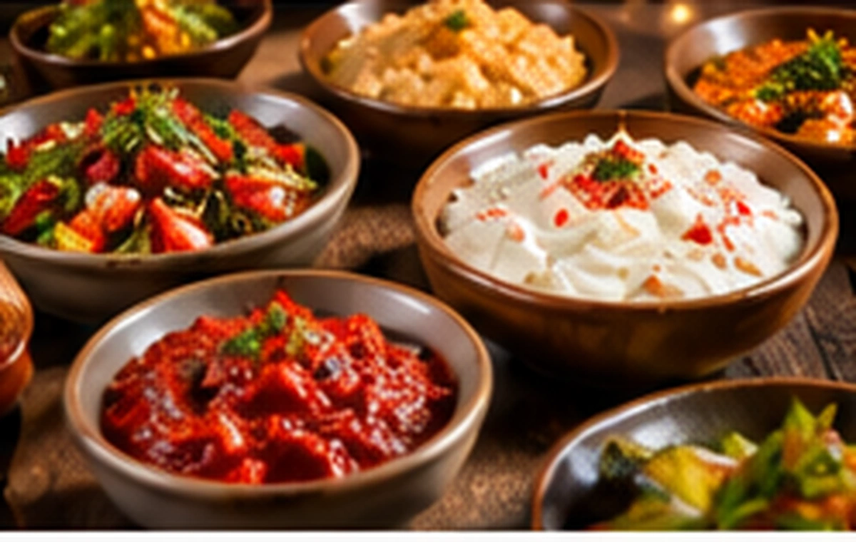 Meze ve salata çeşitleri